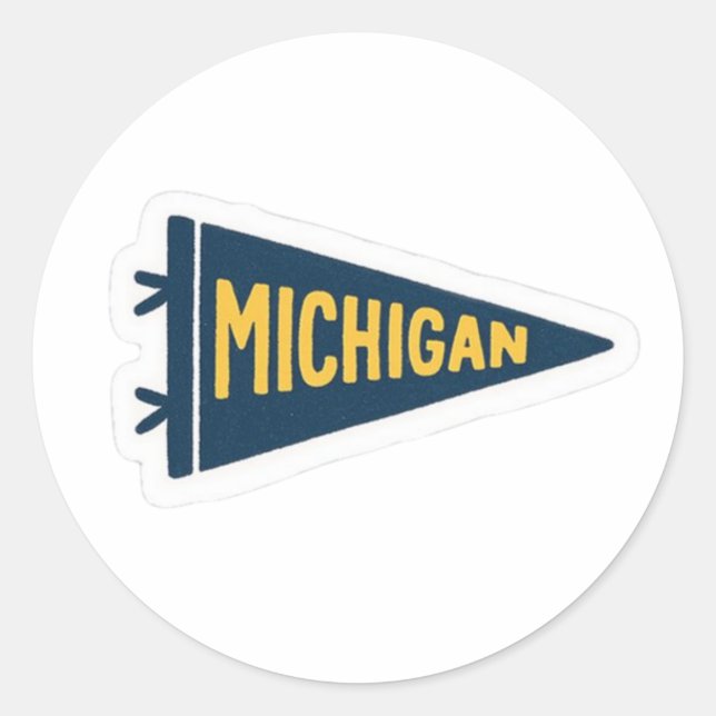 michigan! Sticker (Front)