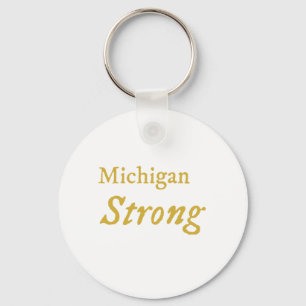 Michigan Strong  Key Ring