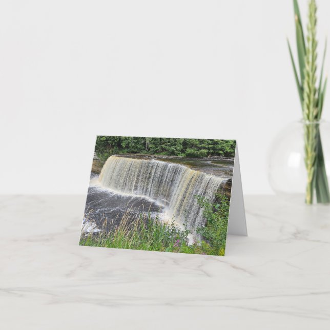 Michigan Tahquamenon Falls Note Card (Front)