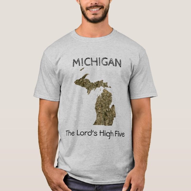 Michigan - The Lord's High Five T-Shirt (Front)
