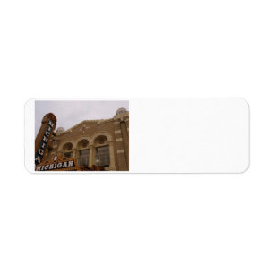 Michigan Theatre, Ann Arbor address labels