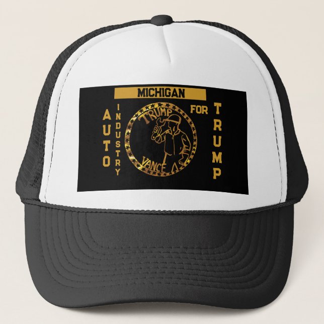 MICHIGAN  TRUCKER HAT (Front)