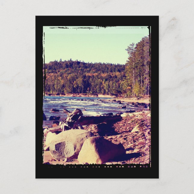 Michigan Upper Peninsula Postcard (Front)