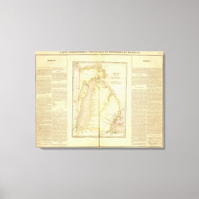 Michigan US Canvas Print (Front)
