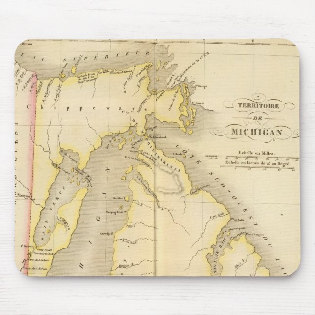 Michigan US Mouse Pad (Front)