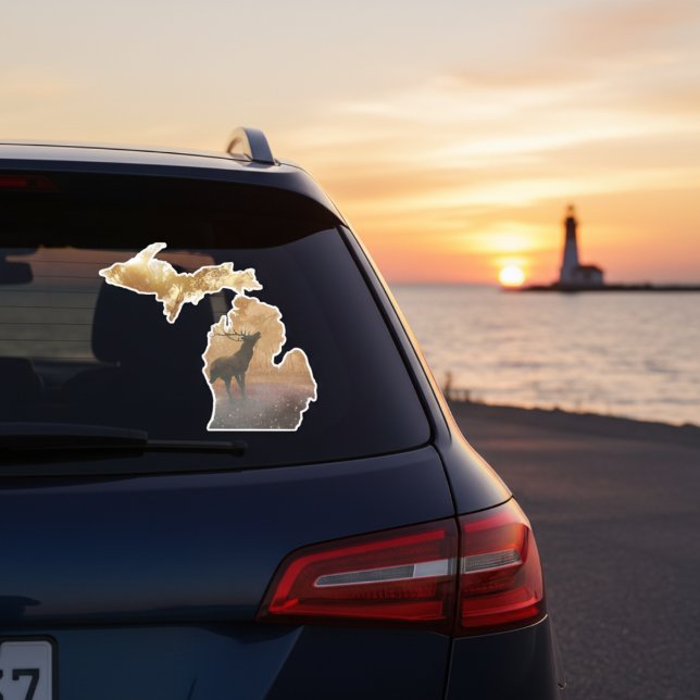 Michigan Wildlife - Elk (Michigan Wildlife - Elk Sticker)