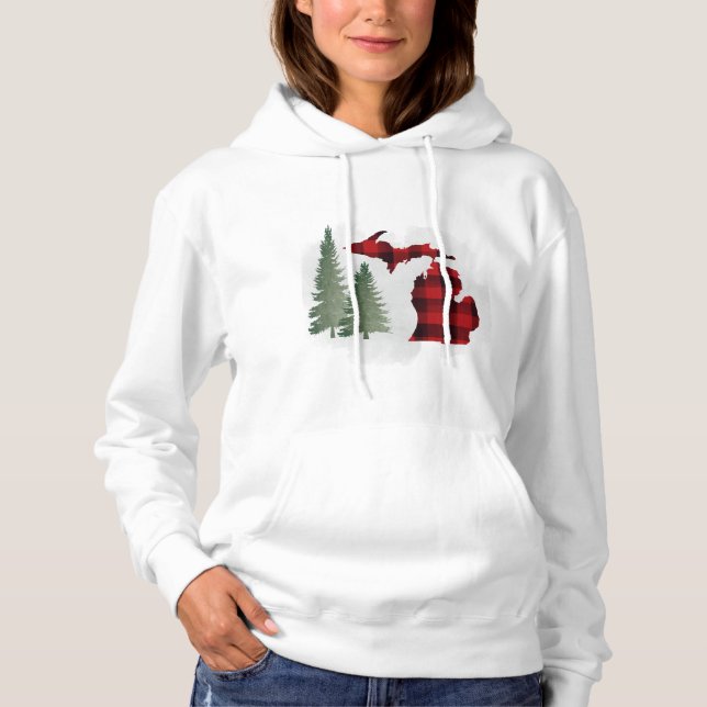 Michigan Winter Sweatshirt Hoodie (Front)
