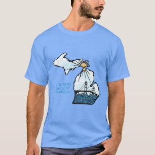 Michigan with its motto Oversized T-Shirt