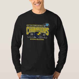 Michigan Wolverines Big Ten Champs 2022 Helmet T-Shirt