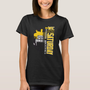 Michigan Wolverines Football Saturdays Navy T-Shirt