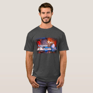 Michigander Man Fall Snow T-Shirt