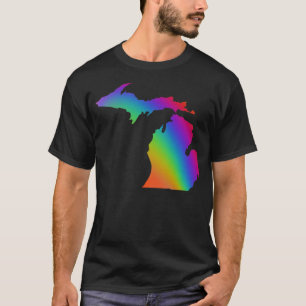 Michigander   rainbow   love is love  T-Shirt