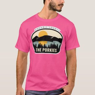 Michigan'S Porcupine Mountains Baseball  Sleeve T-Shirt
