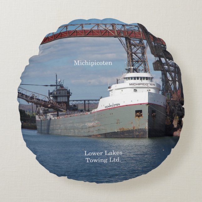 Michipicoten Essar round pillow (Front)