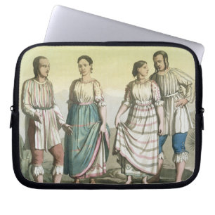 Michoacan Indians in Traditional Costume, Mexico ( Laptop Sleeve