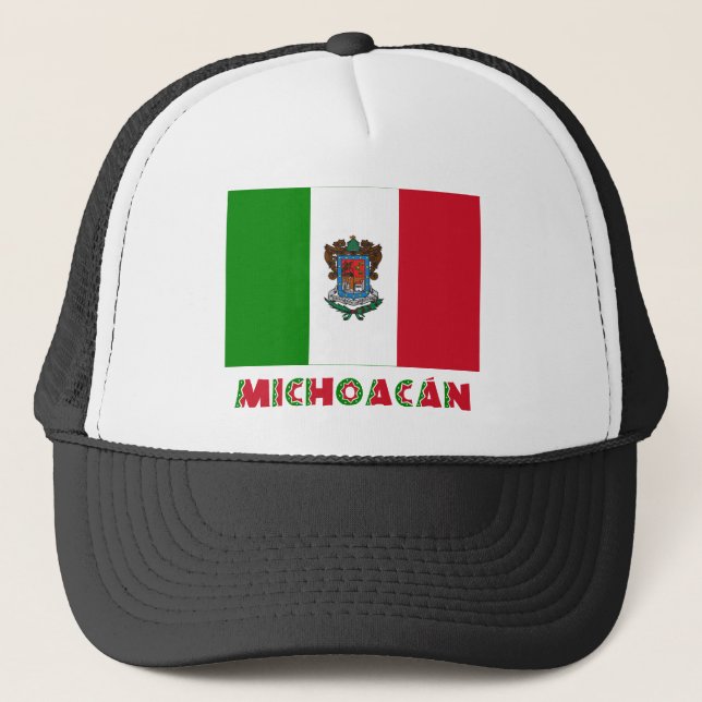 Michoacán Unofficial Flag Trucker Hat (Front)