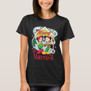 Mickey & Minnie Merry & Married Christmas T-Shirt