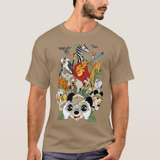 Mickey And Friends Animal Kingdom vintage girl fam T-Shirt