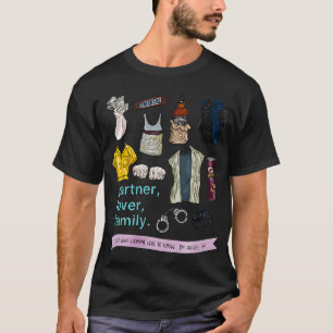 Mickey Milkovich things Flatlay - colour T-Shirt