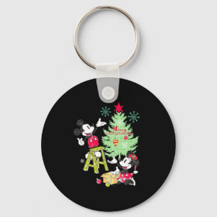 Mickey Minnie Clic Christmas Tree Key Ring