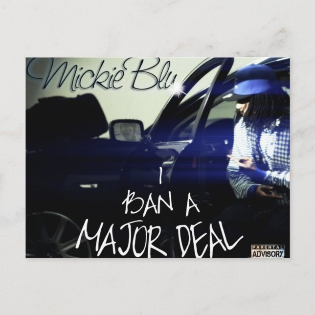 MICKIE BLU POSTCARD (Front)