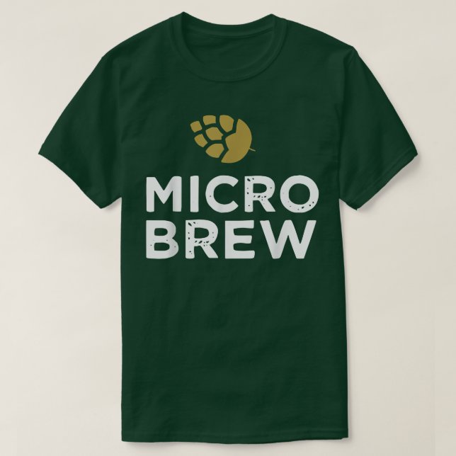 Micro Brew Lover Beer Lover Drinking Beer Funny Mi T-Shirt (Design Front)