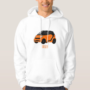 Micro car cartoon illustration hoodie
