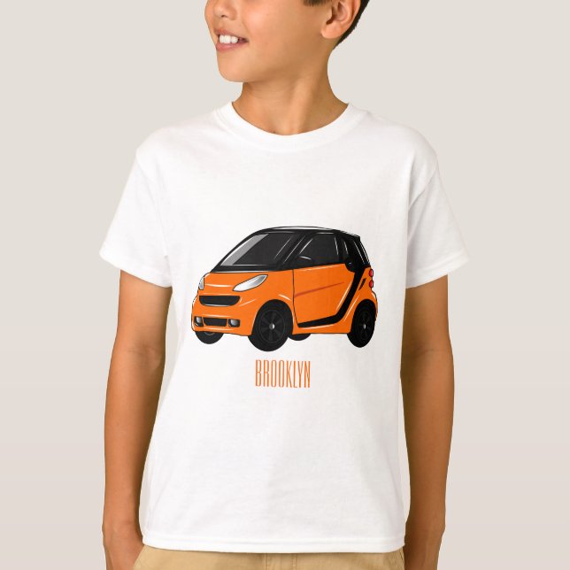 Micro car cartoon illustration T-Shirt (Front)