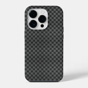 Micro Chequered Black iPhone Protector 14 Pro Case