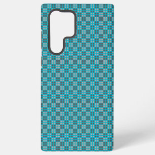 Micro Chequered Blue iPhone Protector Samsung Galaxy Case