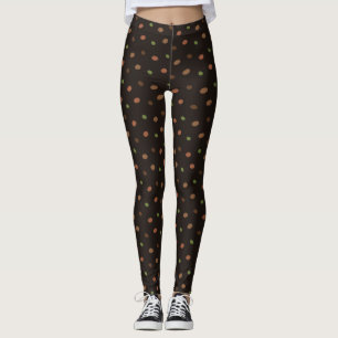 Micro Leopard Print Earth Tone Leggings