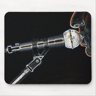 micro microphone talk talking song singer mousepad