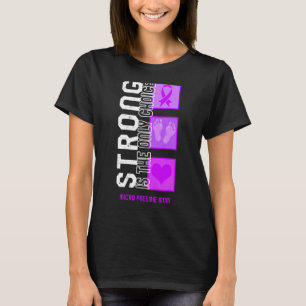 Micro Preemie Mum Prematurity Purple Ribbon Nicu B T-Shirt