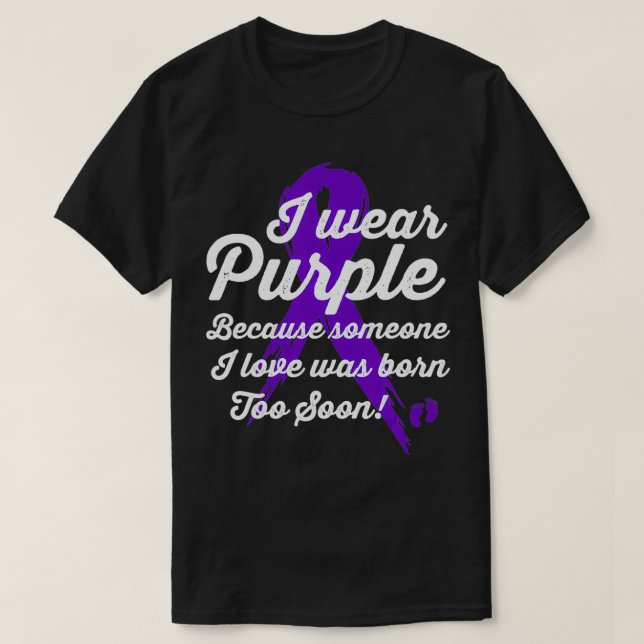 Micro Preemie NICU Day Tee Dad Mum Strong Prematur (Design Front)