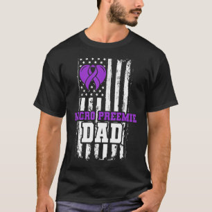 Micro Preemie Nicu New Dad Succeed Premature Birth T-Shirt