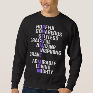 Micro Preemie NICU New Mom Dad Amazing Premature B Sweatshirt