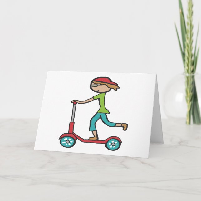 Micro Scooter Card (Front)
