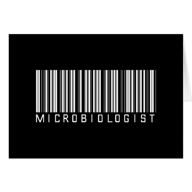 Microbiologist Bar Code (Front Horizontal)