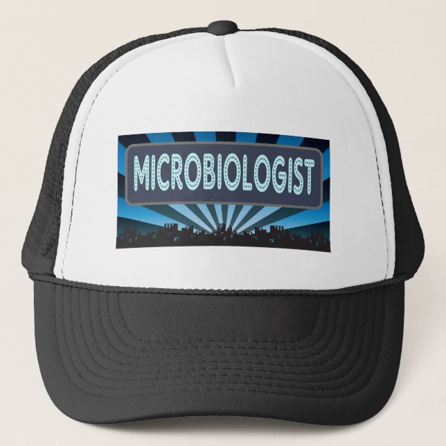 Microbiologist Marquee Trucker Hat (Front)