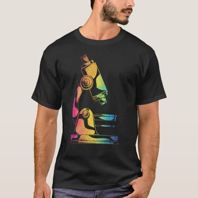Microbiologist Microscope Nerd Medical Laboratory  T-Shirt (Front)
