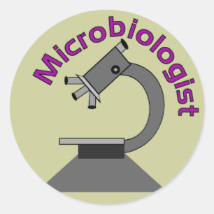 Microbiologist T-Shirts and Gifts Classic Round Sticker
