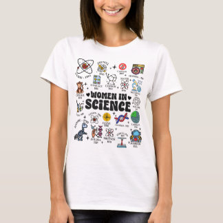 Microbiologist Women In Science PhD Feminist  T-Shirt