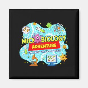 Microbiology Adventure Explore The Unseen Word Lab Magnet