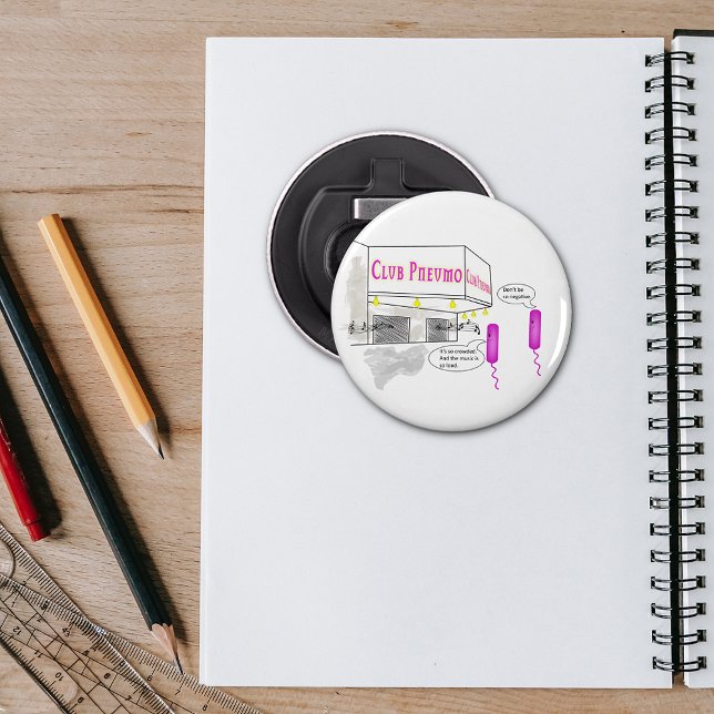 Microbiology Cartoon Bottle Opener (Creator Uploaded)