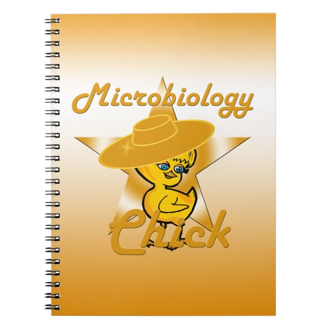 Microbiology Chick #10 Spiral Notebook (Front)