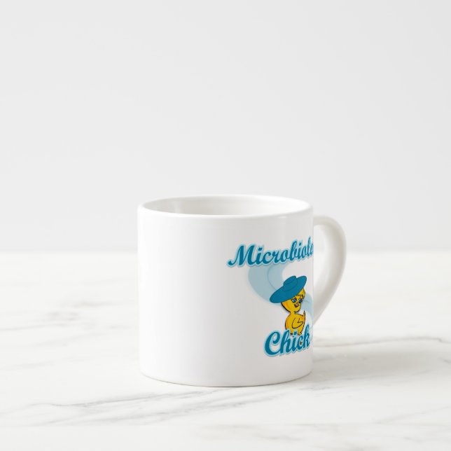 Microbiology Chick #3 Espresso Cup (Front Right)