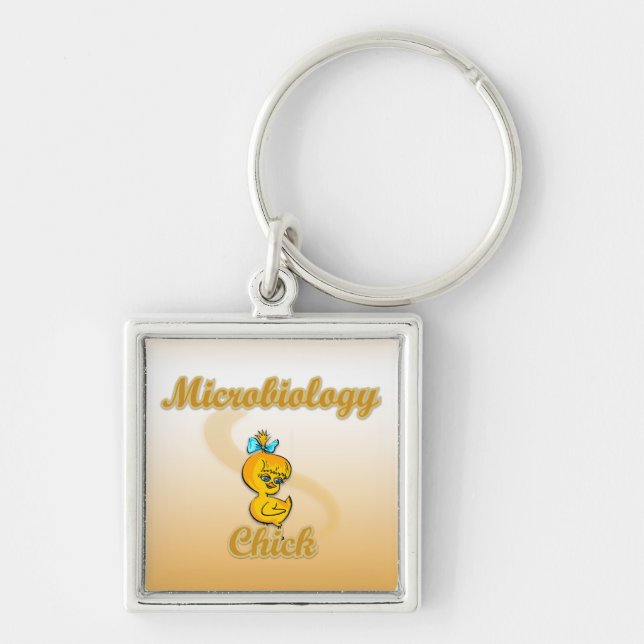Microbiology Chick Key Ring (Front)