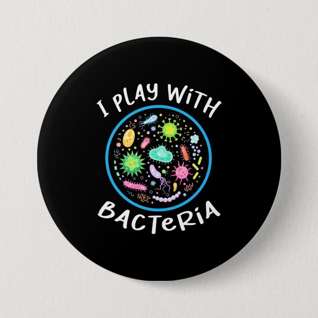 Microbiology Science Teacher 7.5 Cm Round Badge (Front)