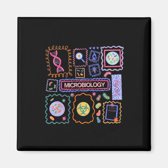 Microbiology Science Teacher Infection Control Nur Magnet (Front)