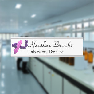 Microbiology Themed Door Sign